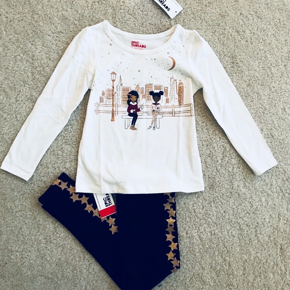 Epic Threads Sparkly Top & Legging Ser - Picture 2 of 2